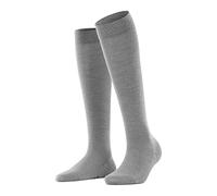 FALKE Softmerino W Kh laine coton unies 1 paire, Chaussettes longues Femme, Gris Light Grey Melange 3830, 41-42