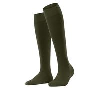 FALKE Softmerino W Kh Laine Coton Unies Chaussettes Hautes, Vert Artichoke 7436, 41-42 Femme