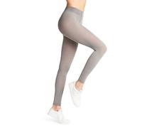 FALKE Softmerino W Le laine coton unis 1 paire, Leggings Femme, Gris Light Grey Melange 3830, 42-44