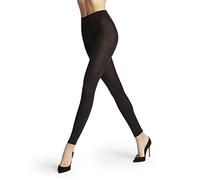 FALKE Softmerino W Le laine coton unis 1 paire, Leggings Femme, Noir Black 3000, 42-44