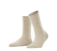FALKE Softmerino W So laine coton unies 1 paire, Chaussettes Femme, Bleu Linn Melange 4549, 41-42