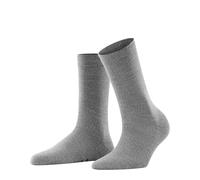 FALKE Softmerino W So laine coton unies 1 paire, Chaussettes Femme, Gris Light Grey Melange 3830, 37-38