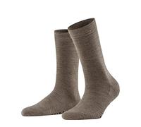 FALKE Softmerino W So laine coton unies 1 paire, Chaussettes Femme, Marron Pebble 5810, 37-38