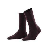 FALKE Softmerino W So laine coton unies 1 paire, Chaussettes Femme, Rouge Barolo 8596, 41-42