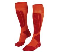 FALKE soie fil fonctionnel 1 paire, Chaussettes de ski Femme, Orange Flash 8034 Trend, 41-42