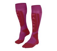 FALKE soie fil fonctionnel 1 paire, Chaussettes de ski Femme, Violet Lipstick Pink 8528 Trend, 41-42