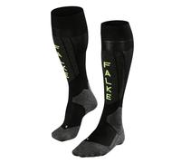 FALKE soie fil fonctionnel chaudes fines 1 paire, Chaussettes de ski Homme, Noir Black-Lightning 3171 Trend, 44-45