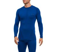 Falke - Sous-vêtement technique chaud - Longsleeved Shirt Warm M Space Blue pour Homme - Taille S - Bleu Bleu S