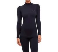 Falke - Sous-vêtement technique chaud - Longsleeved Shirt Warm Turtleneck W Black pour Femme - Taille XS - Bleu Bleu XS