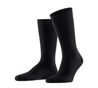 FALKE Stark Temper M So Laine Unies Chaussettes, Noir Black 3000, 43-46 Homme