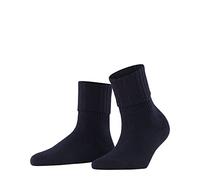 FALKE Striggings Rib W So laine unies 1 paire, Chaussettes Femme, Bleu Dark Navy 6379, 39-42