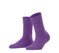 FALKE Striggings Rib W So laine unies 1 paire, Chaussettes Femme, Violet Pink Iris 8943, 35-38