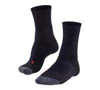 FALKE TE2 M So coton anti-ampoule 1 paire, Chaussettes de tennis Homme, Noir Black 3000, 44-45