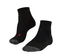 FALKE TE2 Short M SSO coton anti-ampoule 1 paire, Chaussettes de tennis Homme, Noir (Black 3000), 42-43