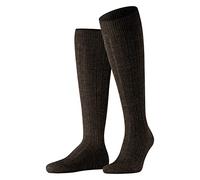 Falke Chaussettes longues homme Teppich Im Schuh – Laine, respirantes, anti-odeur – Marron 43-44
