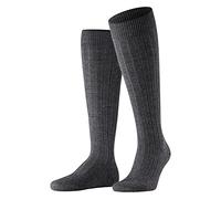FALKE Teppich Im Schuh M Kh laine unies 1 paire, Chaussettes longues Homme, Gris Dark Grey 3070, 41-42