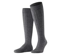 FALKE Teppich Im Schuh M Kh laine unies 1 paire, Chaussettes longues Homme, Gris Dark Grey 3070, 43-44