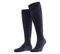 FALKE Tiago M Kh coton fil d'Écosse durable unies 1 paire, Chaussettes longues Homme, Bleu Space Blue 6116, 41-42