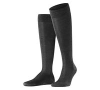 FALKE Tiago M Kh coton fil d'Écosse durable unies 1 paire, Chaussettes longues Homme, Gris Anthracite Melange 3095, 43-44
