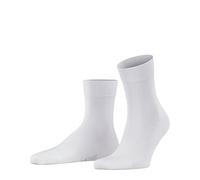 FALKE Tiago M Sso coton fil d'Écosse durable unies 1 paire, Chaussettes Homme, Blanc White 2000, 41-42