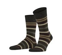FALKE Tinted Stripe M So laine coton fantaisie 1 paire, Chaussettes Homme, Vert Beech 7464, 43-46
