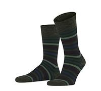 FALKE Tinted Stripe M So laine coton fantaisie 1 paire, Chaussettes Homme, Vert Wald 7992, 43-46