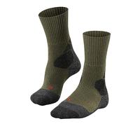 Falke Chaussettes de randonnée TKX Expedition M SO en laine épaisse anti-ampoule Homme Vert 46-48