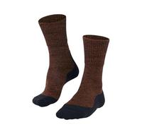 FALKE TK1 Adventure Wool M So laine anti-ampoule épaisses 1 paire, Chaussettes de randonnée Homme, Orange Tangerine 8094, 44-45