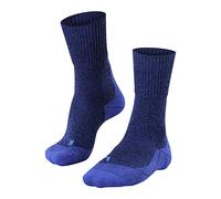 FALKE TK1 Adventure Wool M SO laine épaisses anti-ampoule 1 paire, Chaussettes de randonnée Homme, Bleu (Yve 6714), 39-41