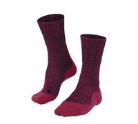 FALKE TK1 Adventure Wool W So laine 1 paire, Chaussettes de randonnée Femme, Rose Azalea 8566, 37-38