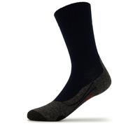 FALKE TK2 Explore M SO laine épaisses anti-ampoule 1 paire, Chaussettes de randonnée Homme, Bleu (Marine 6120), 49-50