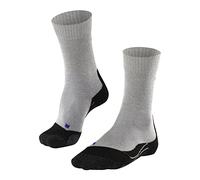 FALKE TK2 Explore Cool M So respirantes anti-ampoule épaisses 1 paire, Chaussettes de randonnée Homme, Gris Light Grey 3403, 42-43