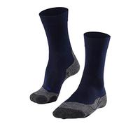 FALKE TK2 Explore Cool M So respirantes anti-ampoule épaisses 1 paire, Chaussettes de randonnée Homme, Bleu Marine 6120, 42-43