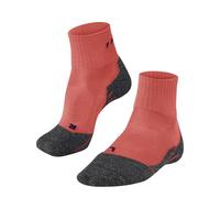 FALKE TK2 Explore Cool Short W Sso respirantes 1 paire, Chaussettes de randonnée Femme, Orange Ray 8018, 37-38