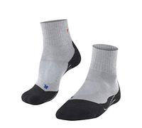 FALKE TK2 Explore Cool Short M Sso respirantes anti-ampoule épaisses 1 paire, Chaussettes de randonnée Homme, Gris Light Grey 3403, 42-43