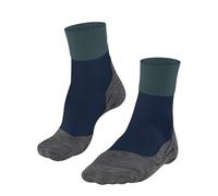 FALKE TK2 Explore Cool Short M Sso respirantes anti-ampoule épaisses 1 paire, Chaussettes de randonnée Homme, Vert Peacock 7373, 44-45