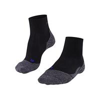 FALKE TK2 Explore Cool Short M Sso respirantes anti-ampoule épaisses 1 paire, Chaussettes de randonnée Homme, Noir Black-Mix 3010, 44-45