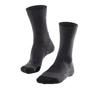 FALKE TK2 Explore Cool W So respirantes 1 paire, Chaussettes de randonnée Femme, Gris Asphalt Melange 3180, 37-38