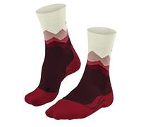 FALKE TK2 Explore Crest W SO laine épaisses anti-ampoule 1 paire, Chaussettes de randonnée Femme, Rouge (Merlot 8117), 41-42