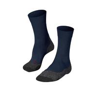 FALKE TK2 Explore M So laine fil fonctionnel anti-ampoule épaisses 1 paire, Chaussettes de randonnée Homme, Bleu Stone Blue 6599, 46-48