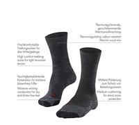 FALKE TK2 Explore M So laine fil fonctionnel anti-ampoule épaisses 1 paire, Chaussettes de randonnée Homme, Rouge Big Red 8178, 39-41