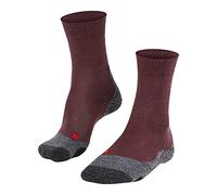 FALKE TK2 Explore Melange W SO laine épaisses anti-ampoule 1 paire, Chaussettes de randonnée Femme, Rouge (Winetasting 8546), 39-40