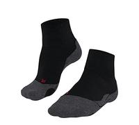Falke Chaussettes de randonnée TK2 Explore Short M – épaisses en laine, anti-ampoule, Noir 46-48
