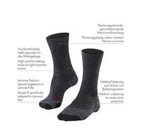 FALKE TK2 Explore W So laine fil fonctionnel 1 paire, Chaussettes de randonnée Femme, Beige Natural 4200, 39-40