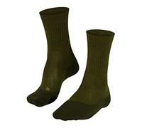 FALKE TK2 Explore Wool M SO laine épaisses anti-ampoule 1 paire, Chaussettes de randonnée Homme, Vert (Forest 7657), 39-41