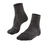 Falke Chaussettes de randonnée TK2 Wool Short – laine, anti-ampoule – Homme 44-45 Smog