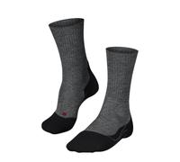 FALKE TK2 Explore Wool W So laine 1 paire, Chaussettes de randonnée Femme, Gris Black 3020, 37-38