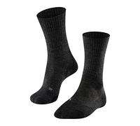 FALKE TK2 Explore Wool W SO laine épaisses anti-ampoule 1 paire, Chaussettes de randonnée Femme, Gris (Smog 3150), 37-38