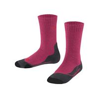 FALKE TK2 K So laine 1 paire, Chaussettes de randonnée Mixte enfant, Rouge Rose 8564, 31-34