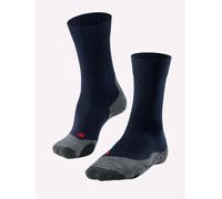 FALKE TK2 Explore M SO laine épaisses anti-ampoule 1 paire, Chaussettes de randonnée Homme, Bleu (Marine 6120), 42-43
